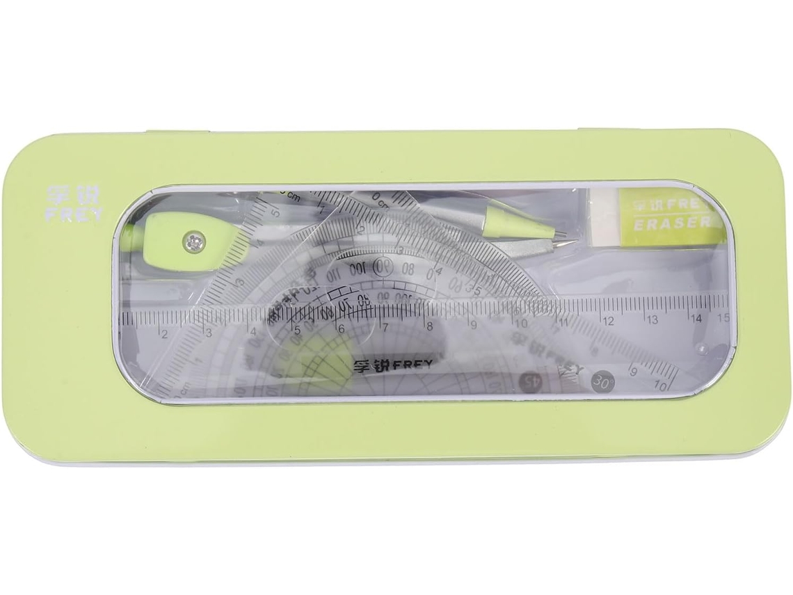 Kit De Régua Multifuncional Ganazono, Transferidor Escolar E Acessório De Desenho Para Decoração, Fácil De Usar E