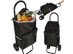 Mala De Compras Dramaten Com Rodas, 100 Cm, Cinza, Para Transportar Compras E Objetos Conforme Indicado