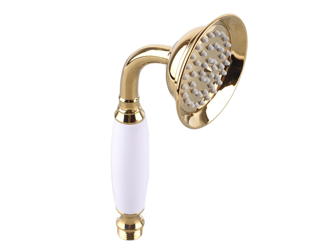 Ducha Mãos Dourada Rega Suave Fácil Manuseio