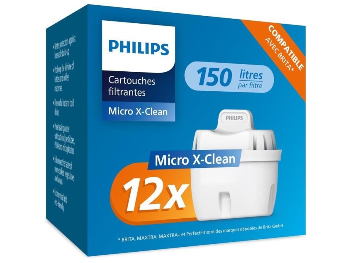 Cartuchos de filtro de água Philips, pacote com 12