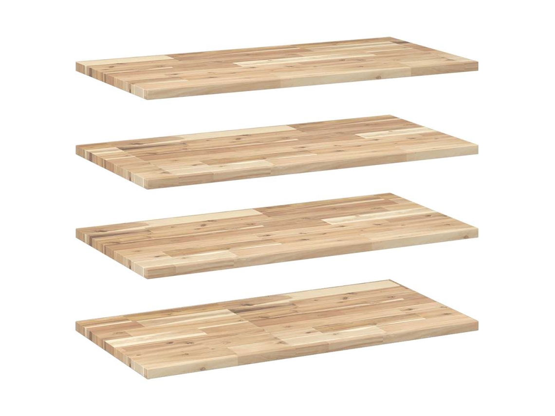 Floating Shelf, Floating Shelves Vidaxl Marrom Madeira De Acácia (80 X 40 X 2 Cm)