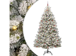 Vidaxl Árvore De Natal Artificial 300 Cm 300 Led Branco Quente