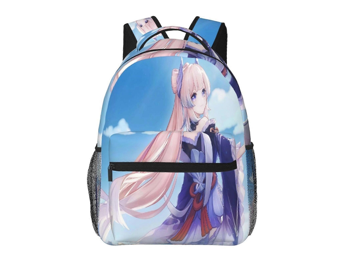 Mochila De Estudante Genshin Impact J237, Leve E Durável, À Prova Dágua E Com Alça De Ombro Ajustável. Olysi Shop