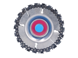 Disco De Cadena De 4 Polegadas 22 Dentes Para Amoladora Angular Acessórios De Serra Circular Aço Inoxidável 14000rpm Roxo
