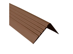 Perfil De Borda De Escada Quest Pvc 50x42 Mm, Castanho, 150 Cm