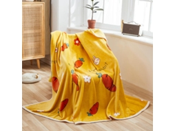 Cobertores Macios e Aconchegantes para Cama Sofá e Rabanete Loveseat-Happy Flael de Qualidade EVELTEK 100cmx150cm