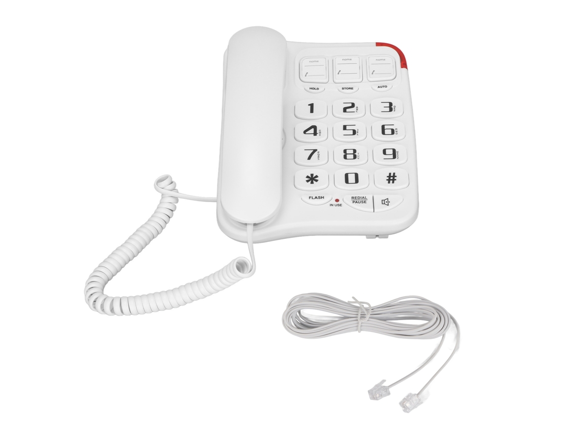 Telefone Fixo Residencial EOOCOO (botões grandes)
