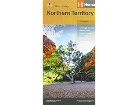 Livro Northern Territory Handy Map de Hema Maps PtyLtd (Inglês)