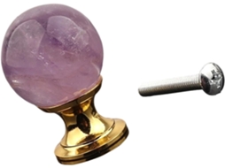 Puxador Decorativo Simples De Cristal, Esfera De Cristal Redonda, Puxador Para Armário, Puxador Para Porta De Guarda