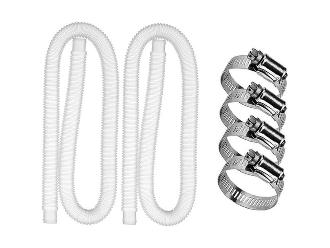 Mangueira de substituição de piscina para piscinas subterrâneas, tubo de bomba de filtro, plástico reutilizável e limpeza de substituição de piscina e
