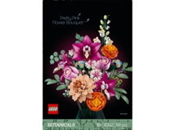 LEGO Botanical Collection: Buquê de Flores Cor-de-Rosa Elegante - 10342 (Outlet Caixa Aberta)