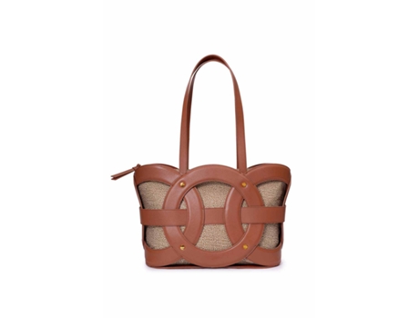 Mala de Mulher BORBONESE All Around Medium Shopping Castanho (one)