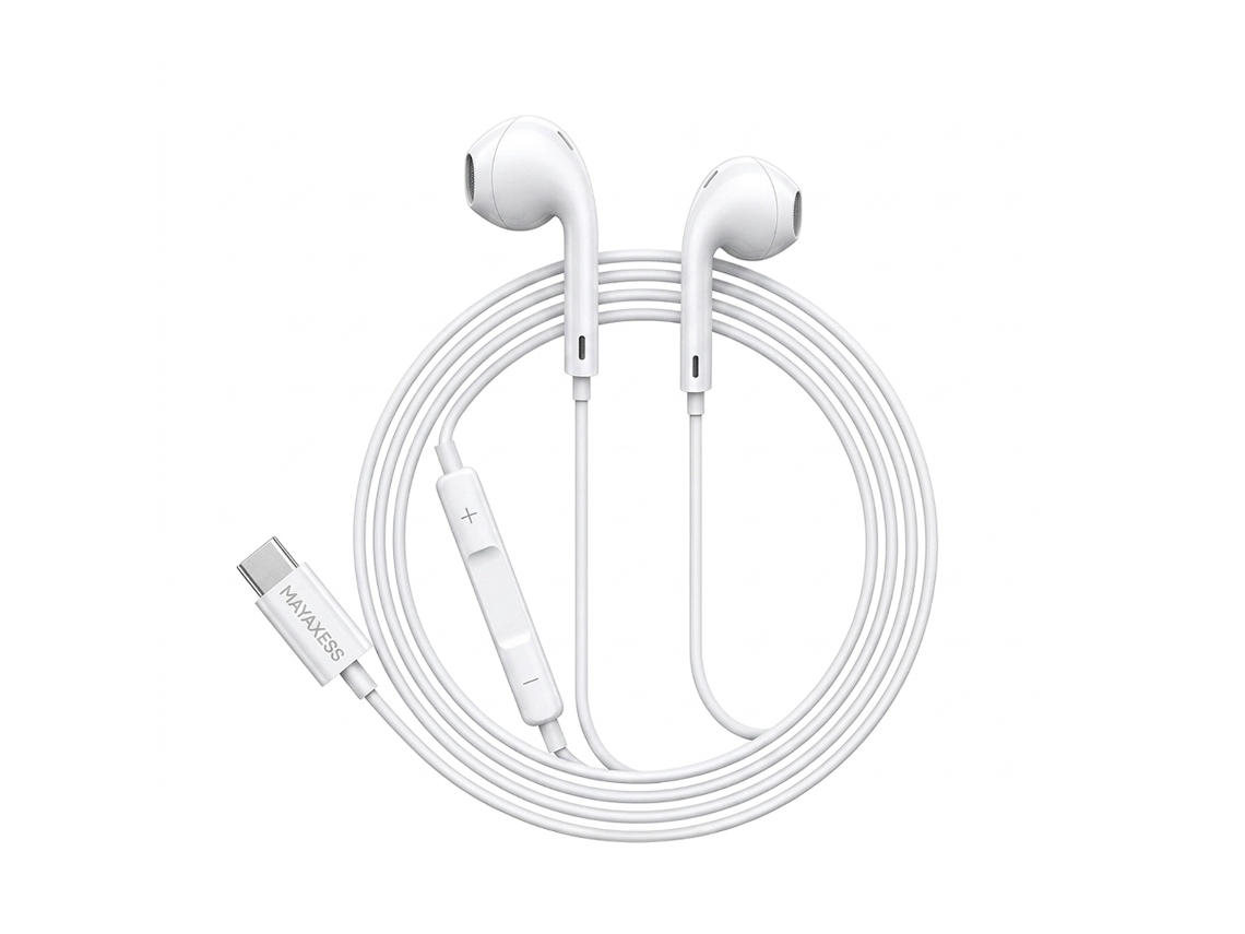Fones de Ouvido MAYAXESS com fio USB-C para Fairphone 4