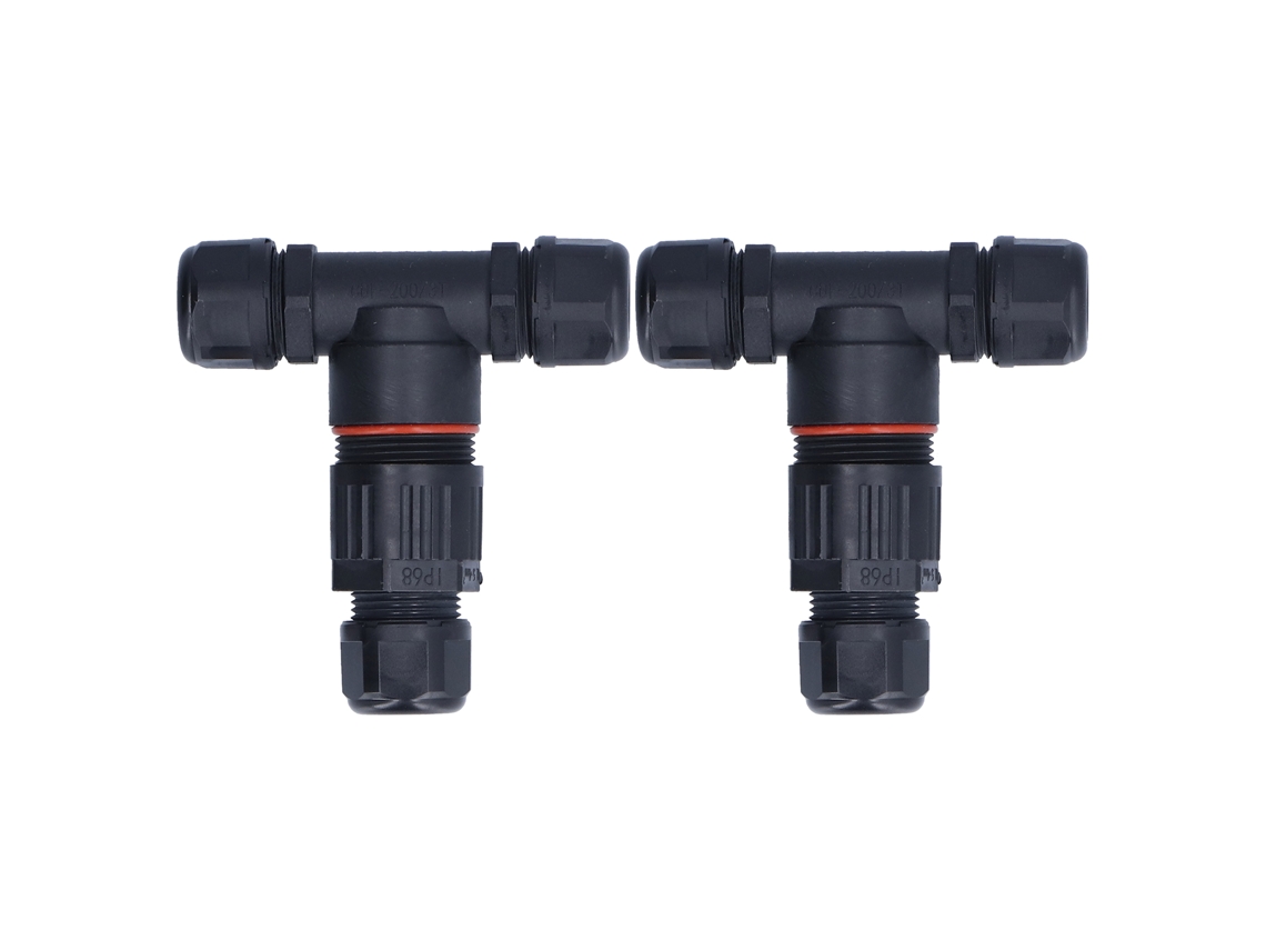Laxiscreed Conector De Carga Tri-vias À Prova De Água Para Iluminação Exterior