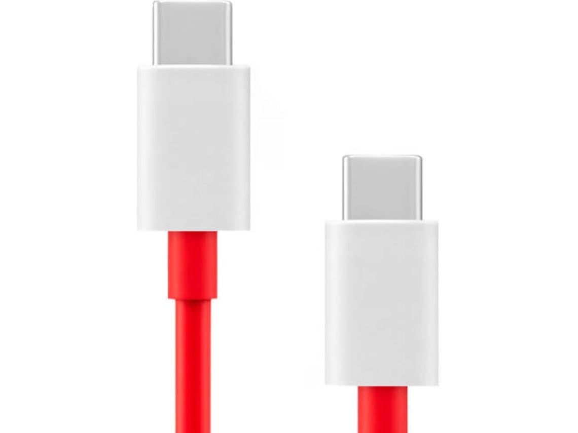 Cabo de Carga Warp Oneplus 3T Usb C 100 Cm Vermelho