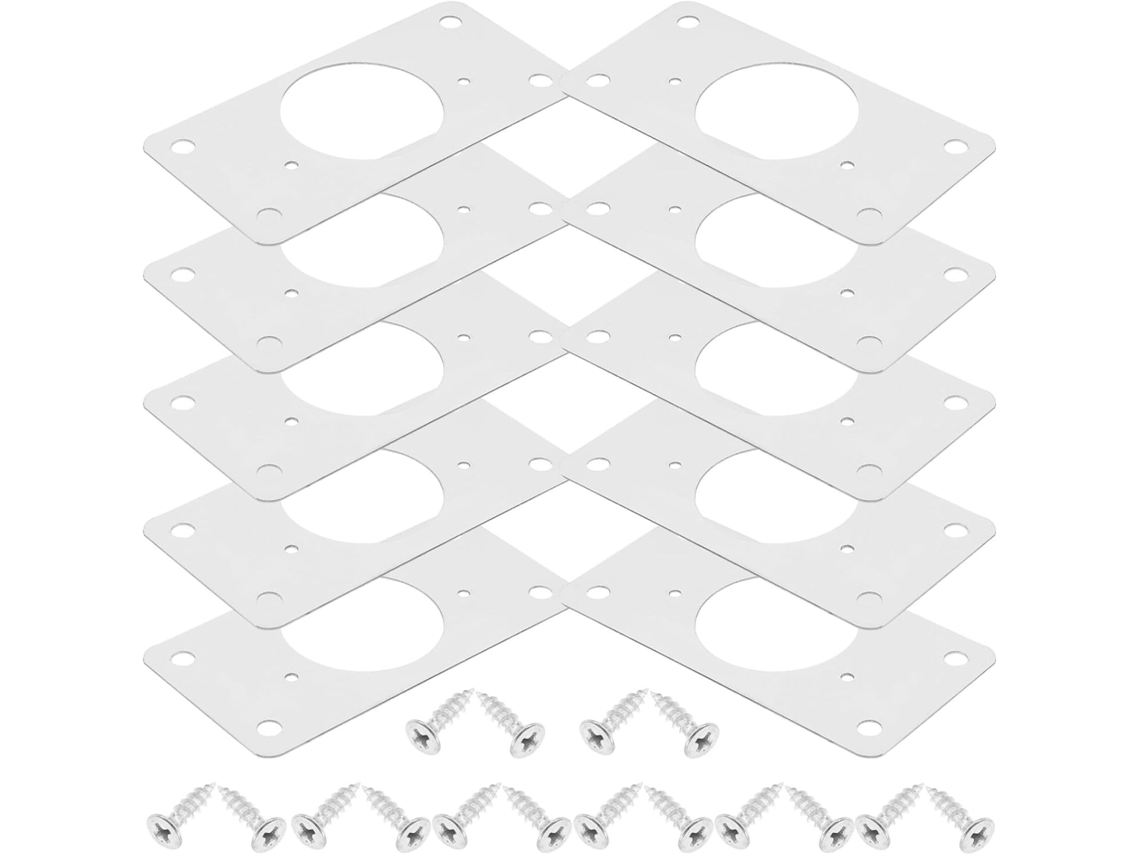 Placa De Reparo Dobradiças Para Portas Armário Adorainbow, 10 Peças, Ferramenta Resistente De Aço Inoxidável Para Reparo