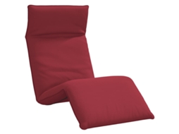 Espreguiçadeira Dobrável 175x54x8,5 Cm Vermelho Tinto MAISON EXCLUSIVE
