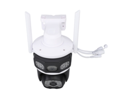 2026 câmara de Segurança Wifi Exterior com Visão Noturna, Lentes Duais e Pan tilt