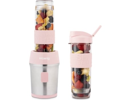 Liquidificador H. KOENIG SMOO12 (300 W - 0.75 L - Rosa)