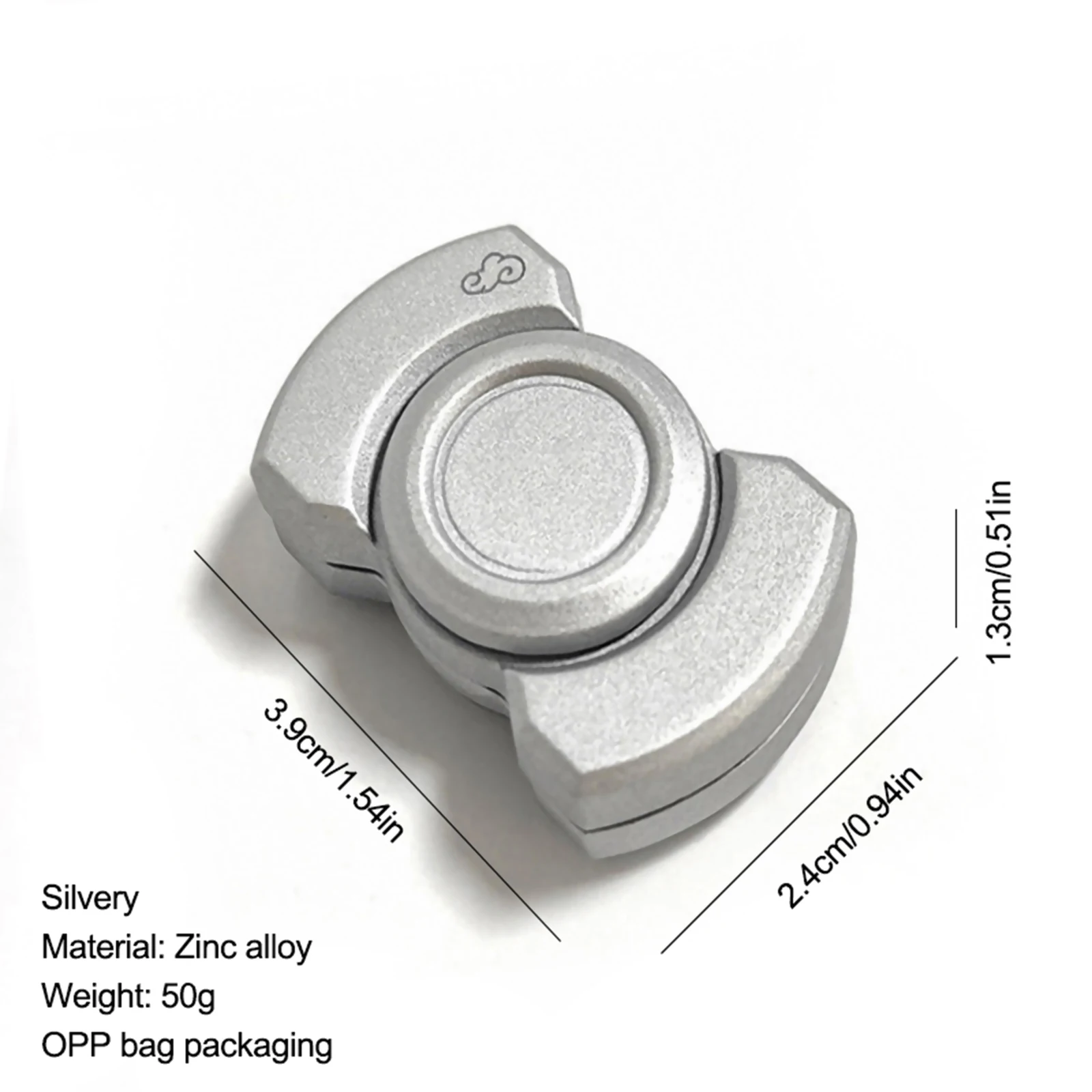 Brinquedo Antiestresse 3 Em 1: Spinner Giratório