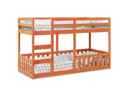 Vidaxl Beliche 80x200 Cm Madeira De Pinho Maciça Castanho Cera