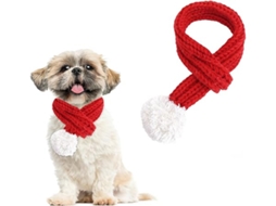 Lenço de Malha de Inverno com Motivos Natalinos para Cães, Presente, Decoração, Ergonômico, Uso Diário STELASPLEN
