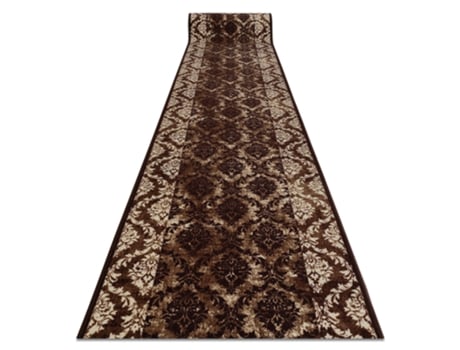 Passadeira Antiderrapante Romance 80 cm Castanho