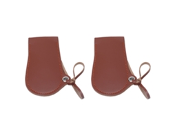 Capa para Alça de Ferro Fundido, Suspensão, Design, Couro Pu, Isolamento Térmico, 2pcs S/MARCA