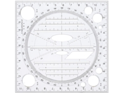 Régua multifuncional com design exclusivo para decoração escolar, régua prática de plástico para matemática, ideal para estudantes em casa.