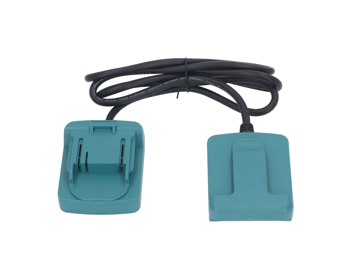 Cabo adaptador extensível para ferramentas elétricas Worx Série BL1860 com bateria de lítio de 5 pinos.