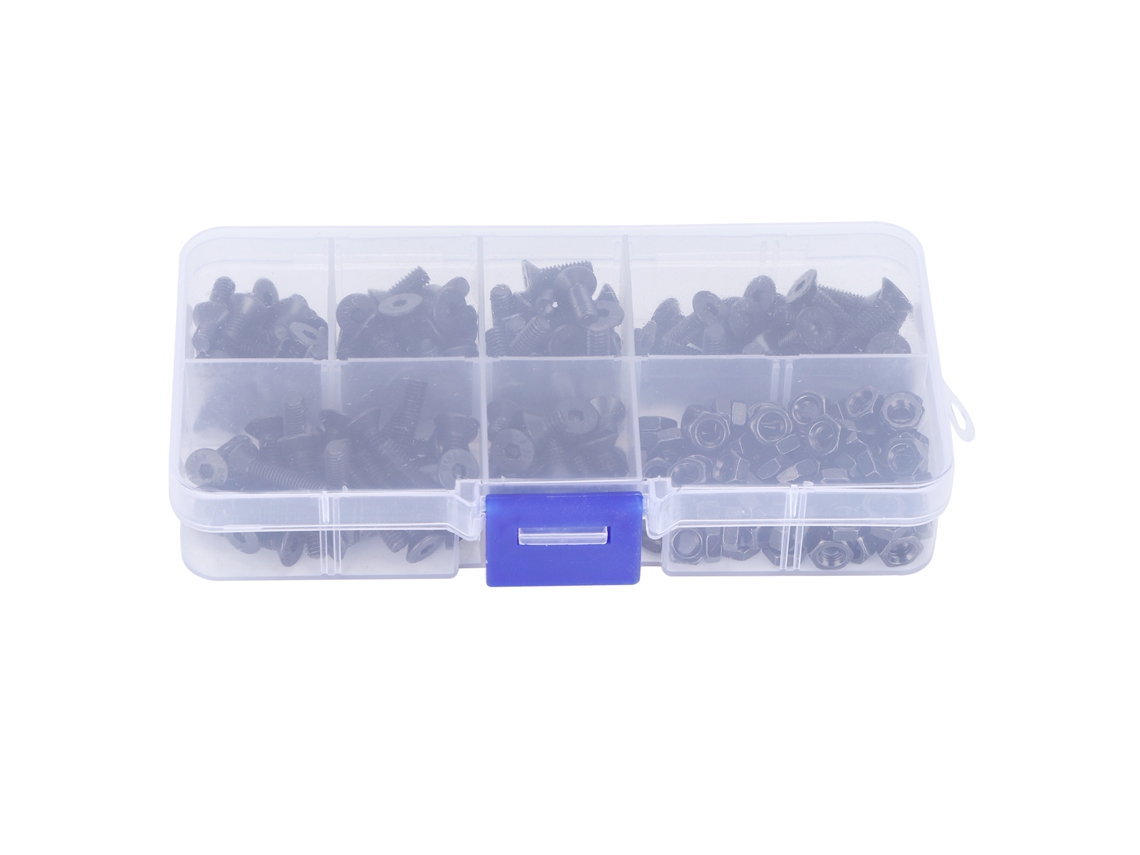 Kit de 250 Parafusos e Porcas M4 CHABERLU