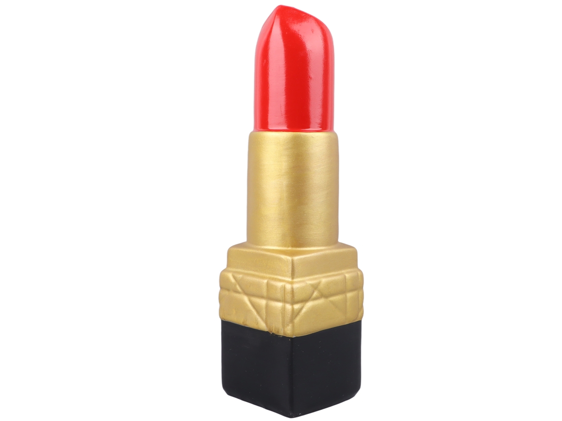 Vaso Laxiscreed De Lápis De Batom Dourado Para Decoração Elegante E Moderna