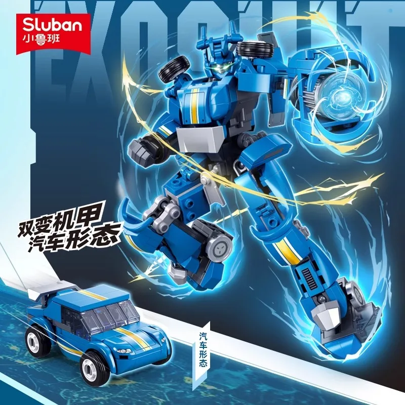 Conjunto De Blocos De Montar Mech Robot Warrior