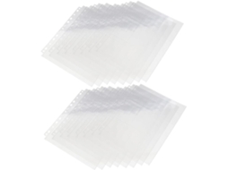 50 Pochettes Transparentes Para Álbuns Foto A4 9 Compartimentos 11 Trous Compatíveis Classeurs À 3 Anneaux