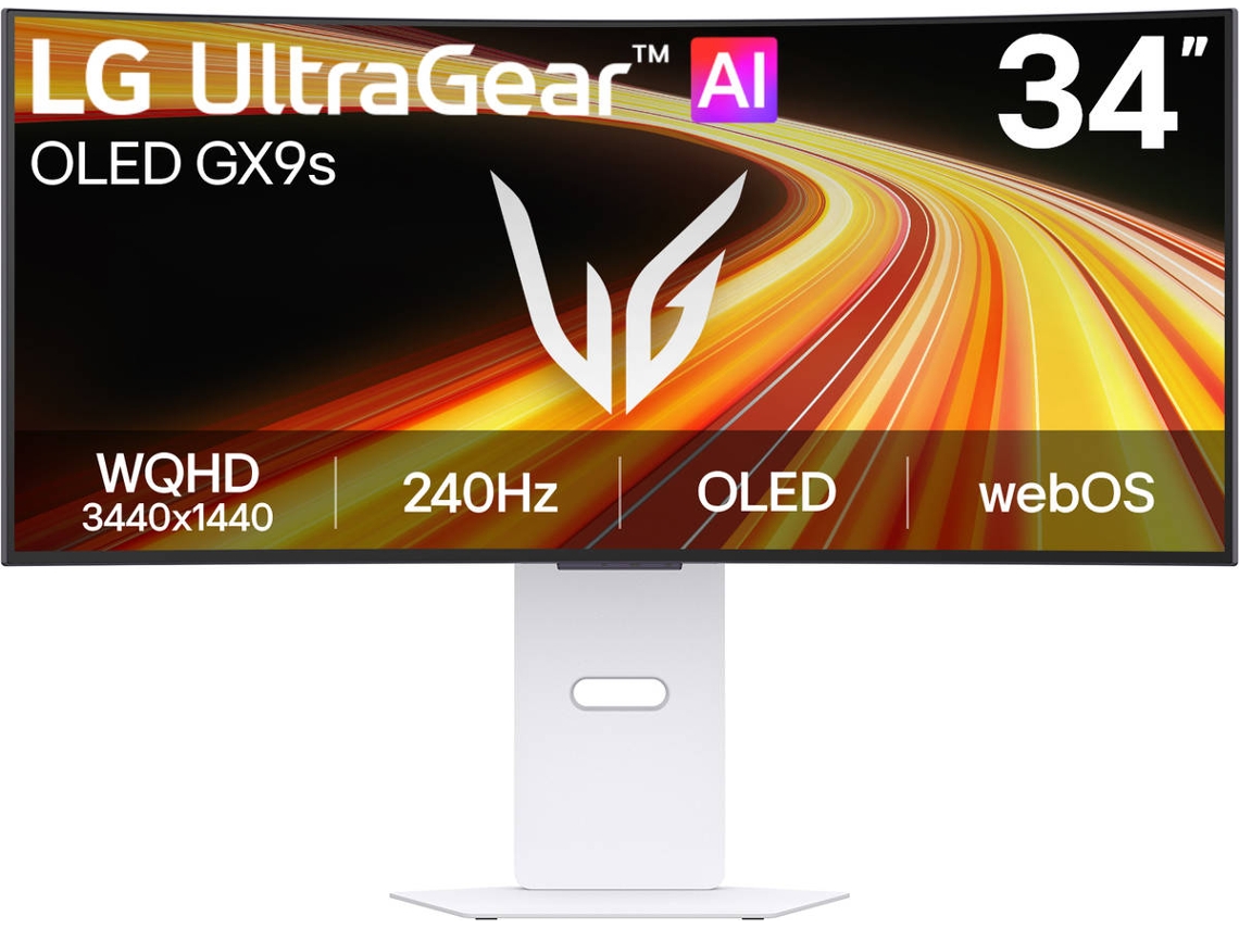 Monitor Gaming LG 34GX90SB-W (34" - UltraWide - 0.03 ms - 240 Hz)