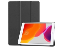 Capa para Ipad 10,2 Capa À Prova de Choque para Ipad 10,2 A2200 -A2198 -A2197 [Auto Wake Sleep] Preto