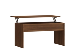 Coffee Table, Coffee Tables Vidaxl Marrom Madeira Processada (102 X 55 X 52.5 Cm)
