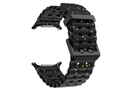 Pulseira De Reposição Compatível Com Samsung Galaxy Watch Ultra 47 Mm Com Design De Confete De Silicone Facpoet