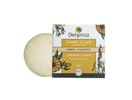 Dehesia Bio Dermo Shampoo Sólido Calmante com Calêndula e Aveia 65g
