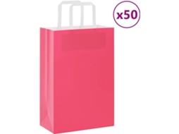 Paper Bag, Paper Bags Vidaxl Cor-de-rosa Papel (21 X 11 X 31 Cm)