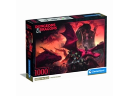 Clementoni - Puzzle Dungeons & Dragons 1000 Peças
