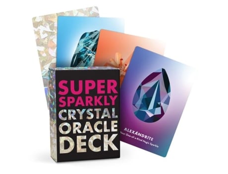 Livro Knock Knock Super-sparkly Crystal Oracle Deck De Knock Knock (inglês)