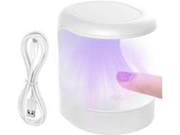Mini lâmpada UV para unhas de gel com 3 LEDs convergentes LY EBIKE