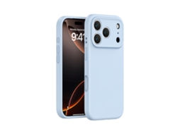(azul Celeste, Iphone 15 Pro Max) Capa De Silicone Líquido Para Iphone, Cobertura Total Sem Folgas, Proteção De Botão Em Peça Única.