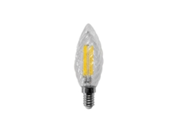 Lâmpada LED de filamento torcido 4w E14 3000k