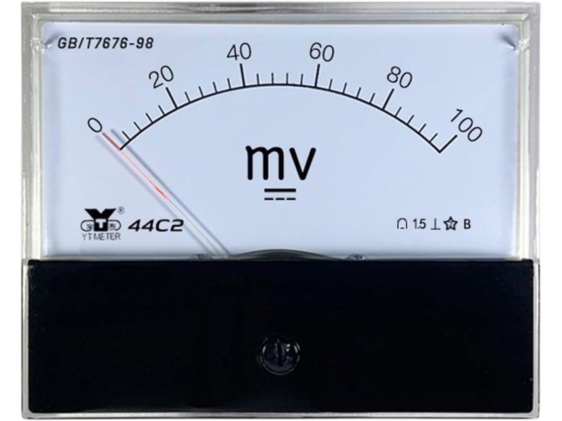 Milivoltímetro Cc 44c2 40mv 50mv 75mv 100mv 150mv 200mv 250mv 300mv