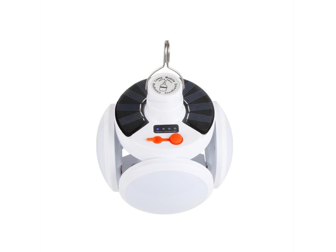 Lanterna Solar AQUAFORGE portátil com carregamento Usb para camping