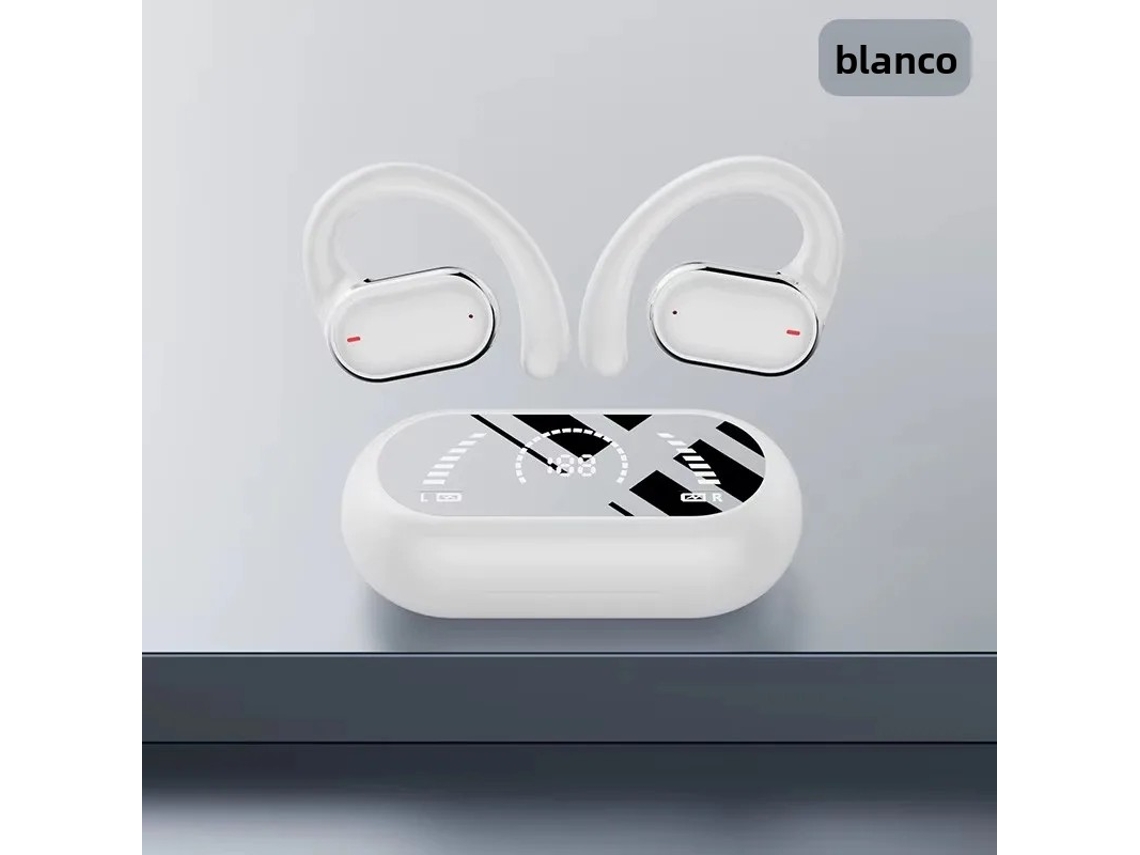 FONES DE OUVIDO BLUETOOTH 5.3 MDUG com gancho de orelha, baixa latência, cancelamento de ruído para jogos e esportes