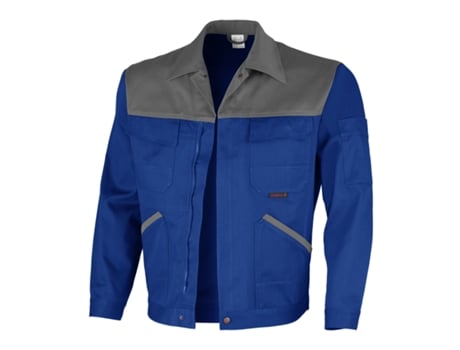 Casaco de Trabalho QUALITEX WORKWEAR Image Algodão Reforçado (Azul e Cinzento - Tam: 64)
