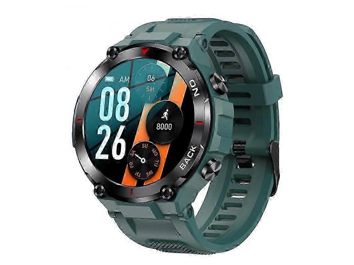 Relógio inteligente masculino K37 com GPS, rastreador de condicionamento físico e bateria grande de 480 mAh Ly Ebike